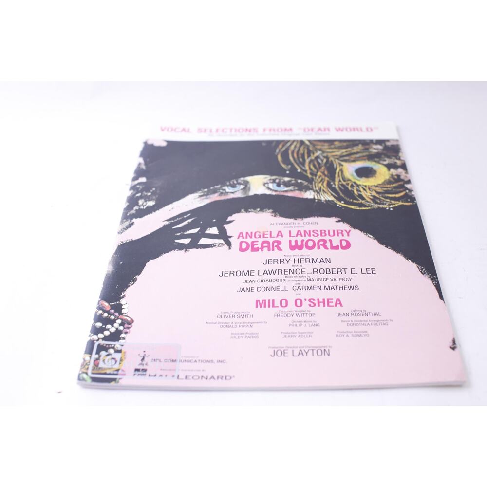 Dear World, Vocal Selections, Songbook, Hal Leonard, Sheet Music, Jerry Herman